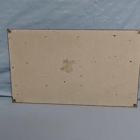 1984 Tourists Treated Same As Homefolks  Enamel Porcelain Sign The Painted Post - Picture 2 of 4